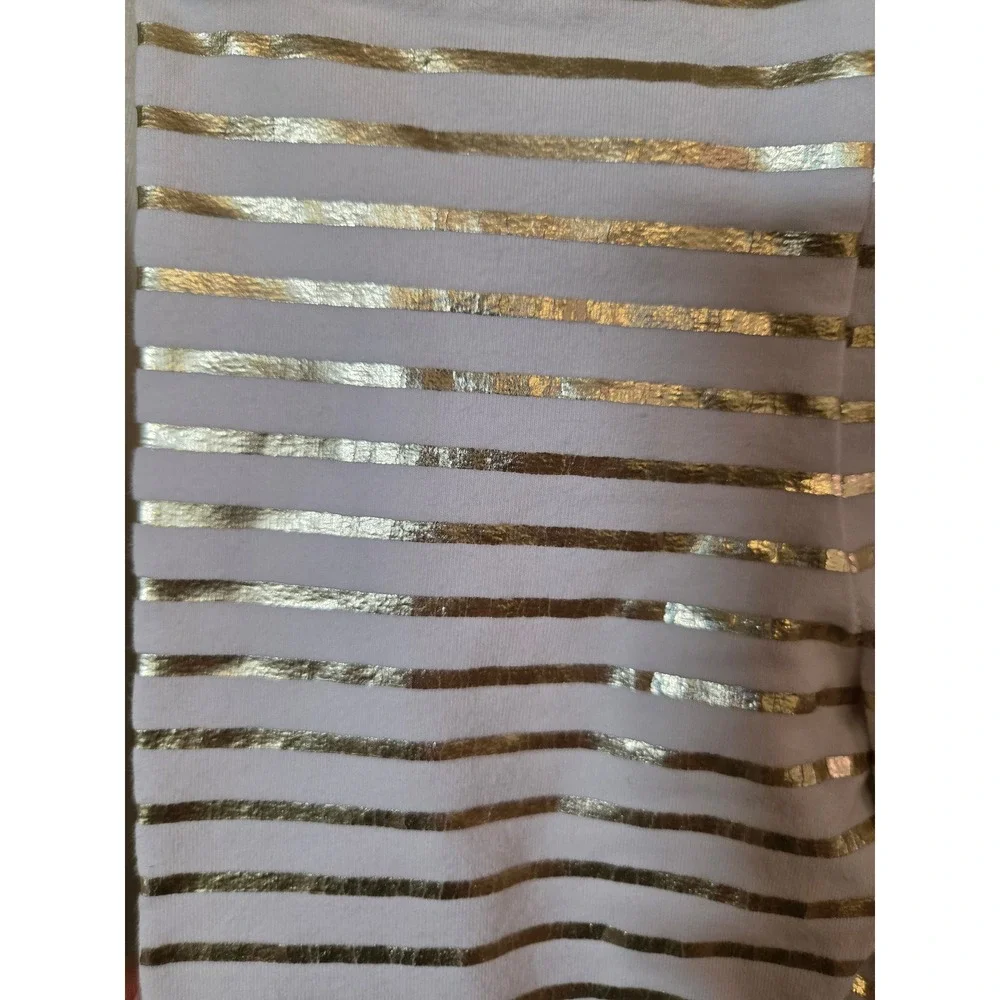 Isaac Mizrahi Loves New York Toddler Girls Tunic and Gold Stripe Legging Set 2T
